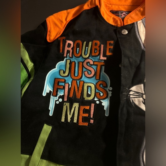 NWT Looney Tunes VTG USA Junior Jacket Sz L. Bugs Bunny. Cartoon Network RARE - Picture 9 of 11